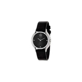 Calvin Klein Skirt Black Dial Black Leather Strap Watch for Women - K2U231CS Authentic Buy Shop Now