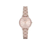 Emporio Armani Kappa Quartz Rose Gold Dial Pink Leather Strap Watch For Women - AR11010 Authentic Buy Shop Now