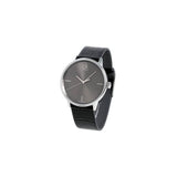 Calvin Klein Grey Dial Black Leather Strap Watch for Women - K2Y2Y1CU Authentic Buy Shop Now