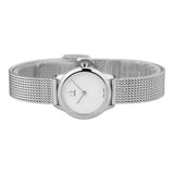 Calvin Klein Minimal White Dial Silver Mesh Bracelet Watch for Women - K3M2312Y Authentic Buy Shop Now