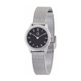 Calvin Klein Minimal Black Dial Silver Mesh Bracelet Watch for Women - K3M53151 Authentic Buy Shop Now