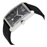 Calvin Klein Window Black Dial Black Leather Strap Watch for Men - K2M21107 Authentic Buy Shop Now