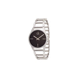 Calvin Klein Stately Black Dial Silver Steel Strap Watch for Women - K3G23121 Authentic Buy Shop Now