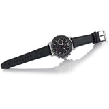 Tommy Hilfiger London Chronograph Grey Dial Black Leather Strap Watch for Men - 1791533 Authentic Buy Shop Now