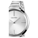 Calvin Klein Lively Silver Dial Silver Steel Strap Watch for Women - K4U23126 Authentic Buy Shop Now