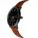 Tommy Hilfiger Brooklyn Quartz Black Dial Brown Leather Strap Watch for Men - 1791510 Authentic Buy Shop Now