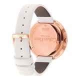 Calvin Klein Chic White Dial White Leather Strap Watch for Women - K7N236K2 Authentic Buy Shop Now