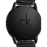 Calvin Klein Minimal Black Dial Black Mesh Bracelet Watch for Men - K3M214X1 Authentic Buy Shop Now