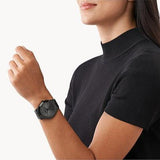 Michael Kors Slim Runway Black Dial Black Steel Strap Watch for Men - MK8507 Authentic Buy Shop Now