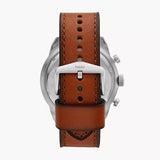 Fossil Bronson Chronograph Green Dial Brown Leather Strap Watch for Men - FS5738 Authentic Buy Shop Now