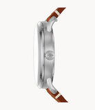 Fossil Commuter Blue Dial Blue Leather Strap Watch for Men - FS5325 Authentic Buy Shop Now