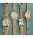 Fossil Georgia Bone Grey Dial Beige Leather Strap Watch for Women - ES2830 Authentic Buy Shop Now