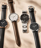 Fossil Neutra Chronograph Black Dial Black Leather Strap Watch for Men - FS5381 Authentic Buy Shop Now