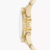 Fossil Garrett Chronograph Gold Dial Gold Steel Strap Watch for Men - FS5772 Authentic Buy Shop Now