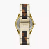 Fossil Stella Multifunction Gold Dial Two Tone Steel Strap Watch for Women - ES4756 Authentic Buy Shop Now