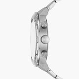 Fossil Bronson Chronograph Black Dial Silver Steel Strap Watch for Men - FS5710 Authentic Buy Shop Now