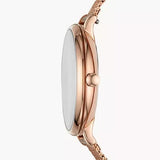 Fossil Jacqueline Three-Hand White Dial Rose Gold Mesh Bracelet Watch for Women - ES4534 Authentic Buy Shop Now