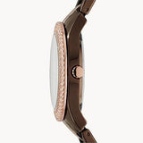 Fossil Stella Multifunction Brown Dial Two Tone Steel Strap Watch for Women - ES4079 Authentic Buy Shop Now