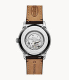 Fossil Townsman Automatic Blue Dial Brown Leather Strap Watch for Men - ME3110 Authentic Buy Shop Now