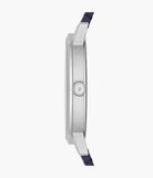 Emporio Armani Kappa Quartz Blue Dial Blue Leather Strap Watch For Women - AR11012 Authentic Buy Shop Now