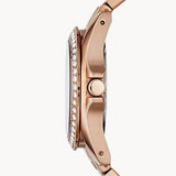 Fossil Riley Multifunction Rose Gold Dial Rose Gold Steel Strap Watch for Women - ES2811 Authentic Buy Shop Now