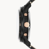 Fossil Grant Sport Automatic Skeleton Black Dial Black Leather Strap Watch for Men - ME3138 Authentic Buy Shop Now