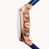Michael Kors Dylan Blue Dial Blue Rubber Strap Watch for Men - MK8295 Authentic Buy Shop Now