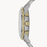 Fossil Dean Chronograph White Dial Silver Steel Strap Watch for Men - FS4795 Authentic Buy Shop Now
