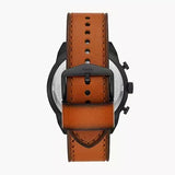 Fossil Bronson Black Dial Brown Leather Strap Watch for Men - FS5714 Authentic Buy Shop Now