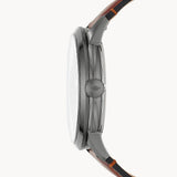 Fossil Townsman Automatic Skeleton Black Dial Brown Leather Strap Watch for Men - ME3181 Authentic Buy Shop Now