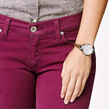 Fossil Georgia White Dial Brown Leather Strap Watch for Women - ES3060 Authentic Buy Shop Now