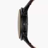 Fossil Townsman Chronograph Black Dial Brown Leather Strap Watch for Men - FS5437 Authentic Buy Shop Now
