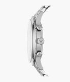 Emporio Armani Giovanni Chronograph Black Dial Silver Steel Strap Watch For Men - AR11208 Authentic Buy Shop Now