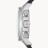 Fossil Modern Machine White Dial Brown Leather Strap Watch for Men - FS4929 Authentic Buy Shop Now
