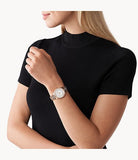 Michael Kors Lauryn Mother of Pearl Dial Rose Gold Steel Strap Watch for Women - MK3716 Authentic Buy Shop Now
