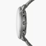 Fossil Neutra Chronograph Blue Dial Silver Mesh Bracelet Watch for Men - FS5383 Authentic Buy Shop Now