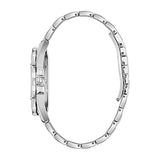 Bulova Crystal Collection Black Dial Silver Steel Strap Watch for Men - 96K104 Authentic Buy Shop Now