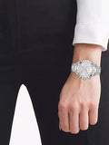 Hugo Boss Novia Chronograph Silver Dial Silver Steel Strap Watch for Women - 1502616 Authentic Buy Shop Now