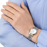 Gucci G Timeless Diamonds Mother of Pearl Dial Two Tone Mesh Bracelet Watch for Women - YA126513 Authentic Buy Shop Now