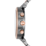 Michael Kors Parker Chronograph Grey Dial Two Tone Steel Strap Watch For Women - MK6440 Authentic Buy Shop Now