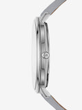 Michael Kors Jaryn Quartz Silver Dial Grey Leather Strap Watch For Women - MK2470 Authentic Buy Shop Now