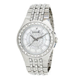 Bulova Phantom Crystal Silver Dial Silver Steel Strap Watch for Men - 96A236 Authentic Buy Shop Now