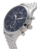 Hugo Boss Companion Black Dial Silver Steel Strap Watch for Men - 1513652 Authentic Buy Shop Now