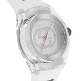 Gucci Sync Quartz White Dial White Rubber Strap Unisex Watch - YA137302 Authentic Buy Shop Now