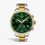 Tissot T Sport Chrono XL Classic Green Dial Two Tone Steel Strap Watch for Men - T116.617.22.091.00 Authentic Buy Shop Now