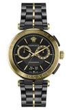 Versace Aion Chronograph Black Dial Black Steel Strap Watch for Men - VE1D01620 Authentic Buy Shop Now