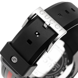 Gucci Sync XXL Quartz Black Dial Black Rubber Strap Watch For Men - YA137101 Authentic Buy Shop Now