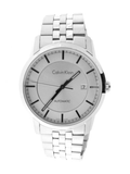 Calvin Klein Infinity Automatic Silver Dial Silver Steel Strap Watch for Men - K5S34146 Authentic Buy Shop Now