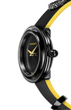 Versace V-Flare Quartz Black Dial Black Leather Strap Watch for Women - VEBN00518 Authentic Buy Shop Now