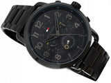 Tommy Hilfiger Briggs Black Dial Black Steel Strap Watch for Men - 1791423 Authentic Buy Shop Now